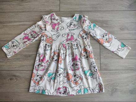 Bavlnené šaty paw patrol, nickelodeon,110