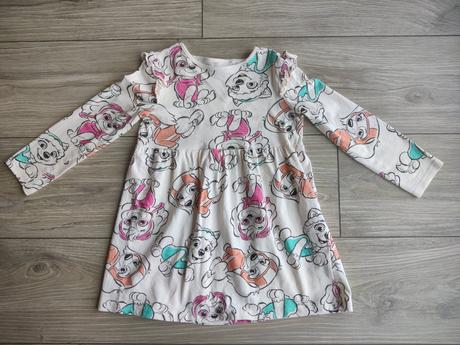 Bavlnené šaty paw patrol, nickelodeon,110