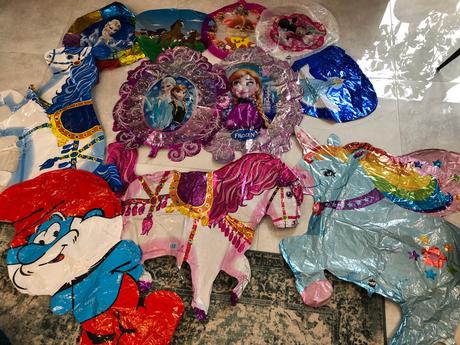 Foliove balony 11 kusov,