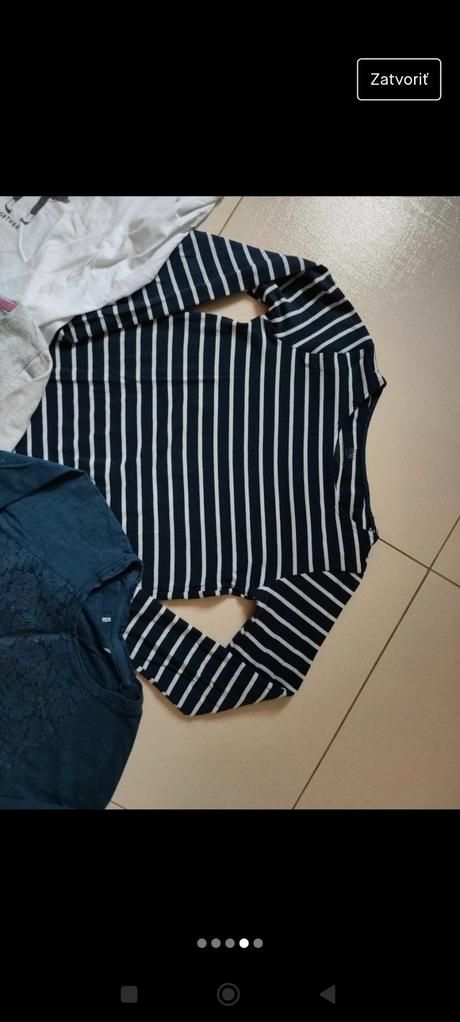 Tričká dlhý rukáv 134/140, 134