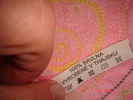 Ruzova paskovana suprava bundicka a nohavice traky, 74