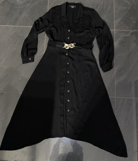 Dlhé čierne šaty, primark,s