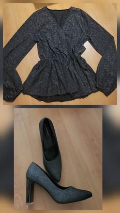 Ligotavy top + lodičky, 39