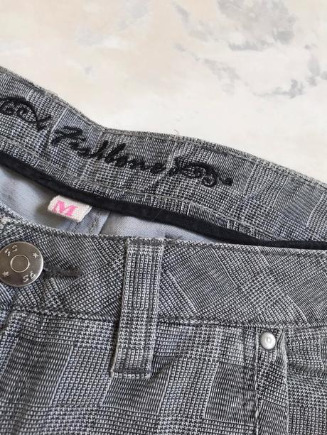 Cigaretové nohavice m/l, fishbone,m