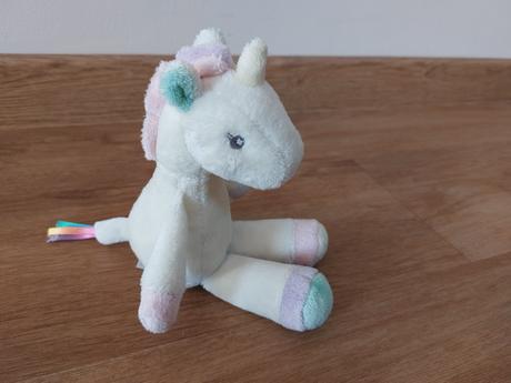 Plyšový jednorožec - hrká,