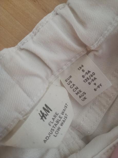 Biele rifle, h&m,134