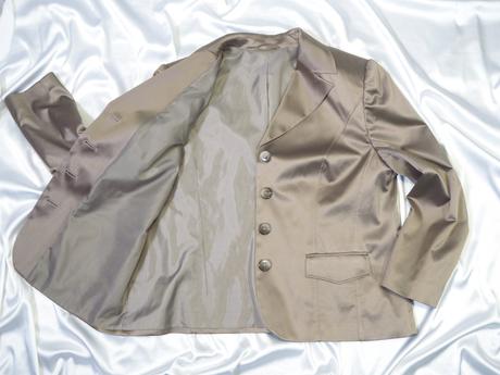 Luxusné saténové sako atelier creation, 48