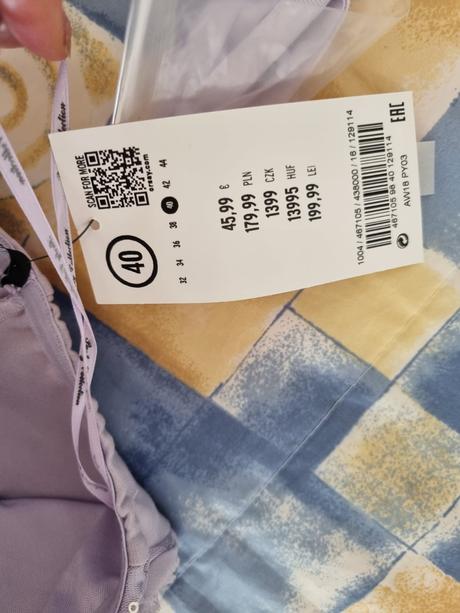 Levandulove korzetove saty orsay 38, orsay,38