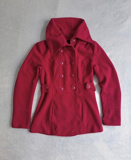 Kabátik gate malinovej farby, gate,38