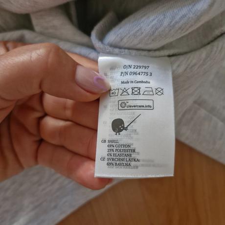 Kratšia mikina monki, l