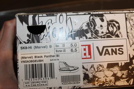 Tenisky vans x marvel sk8-hi v. 36,5, vans,36