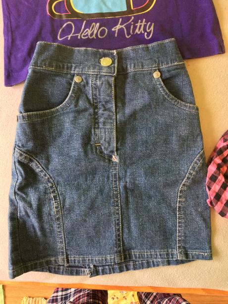 Tričká,sukne,plavky-balíček na leto č.128, 122–134