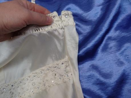 Luxusný zdobený hodvábny top, 48