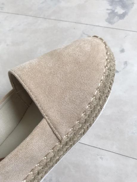 Naturálne semišové espadrilky, 38