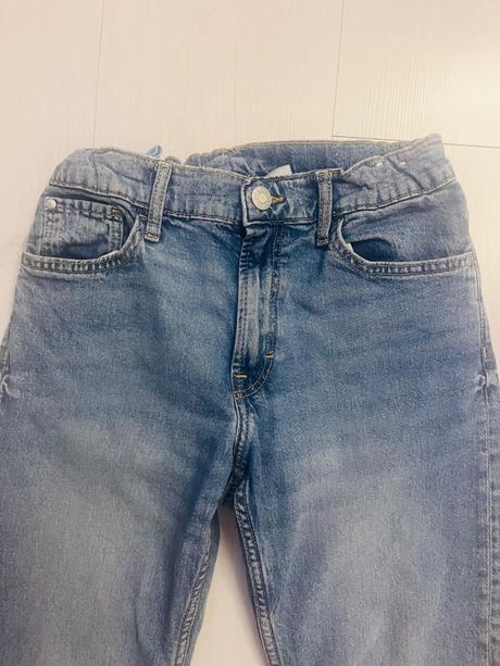 Šuchane džínsy, h&m,158