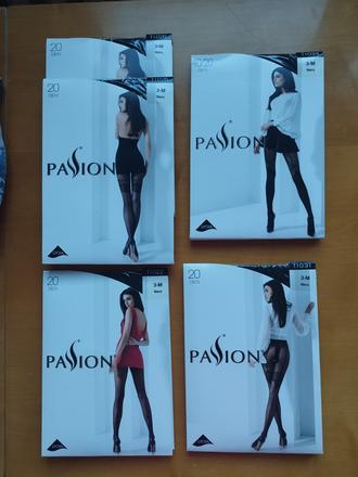 Damske silonky 5 baleni, passion,m