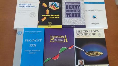 Ekonomická literatúra - staršie knihy a skriptá, 