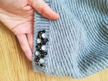 Pletená čiapka s kamienkami, reserved,s