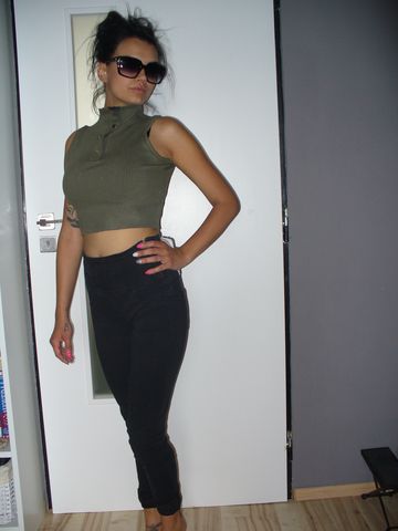 Rifle vyvýšený pás xs, xs