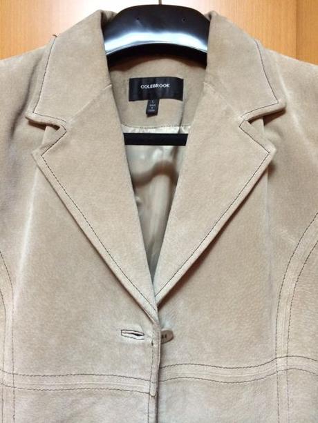 Kožené sako colebrook z usa, xl