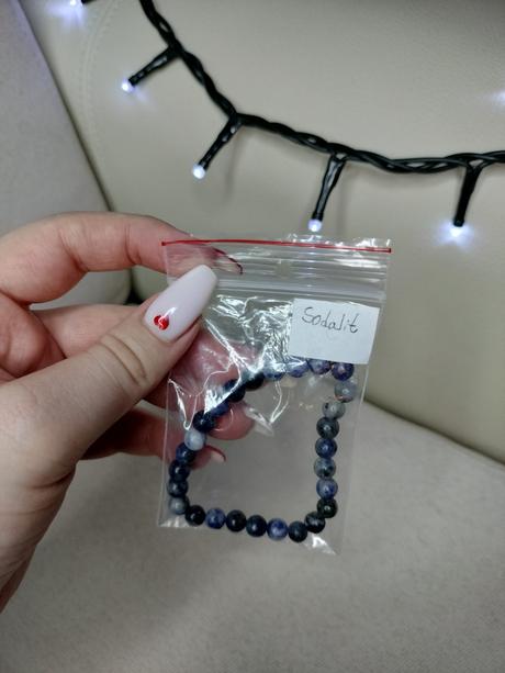 Handmade náramok zo sodalitu, 