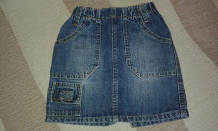 Riflová suknička, 92