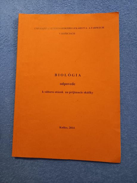 Biológia a chemia na prijímacie  skúšky, 