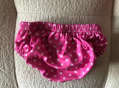 Ružové kvetované plavkové nohavičky 92/98, 92