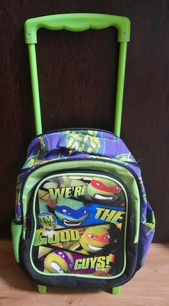 Ruksak na kolieskach "ninja korytnačky", 
