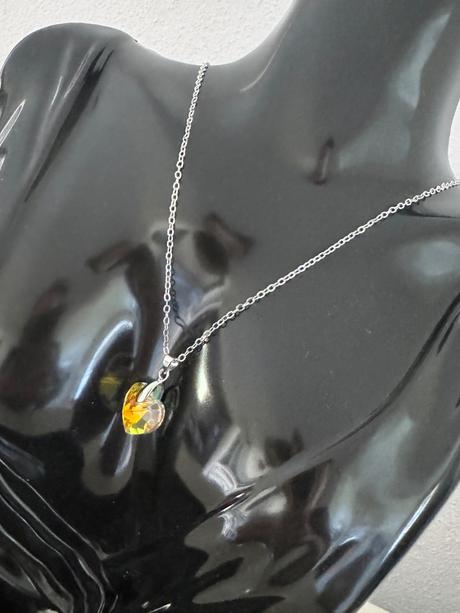 Set náušnice + retiazka s príveskom srdiečko,