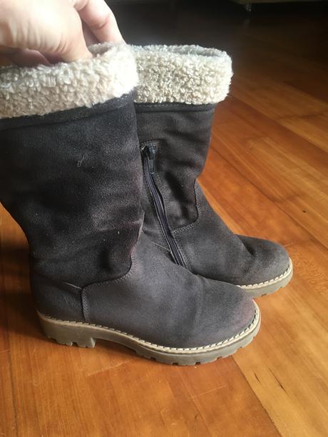 Dievčenské kožené čižmy dockstepers., 30