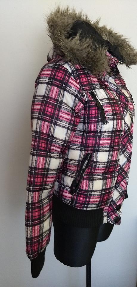 Karovaná zimná bunda, gate,s