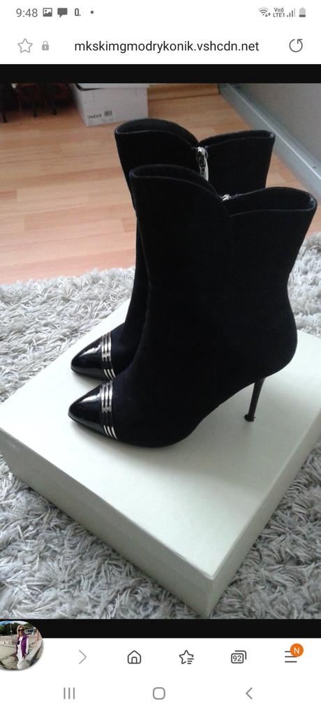 Kožené čižmy malo nosene, 38