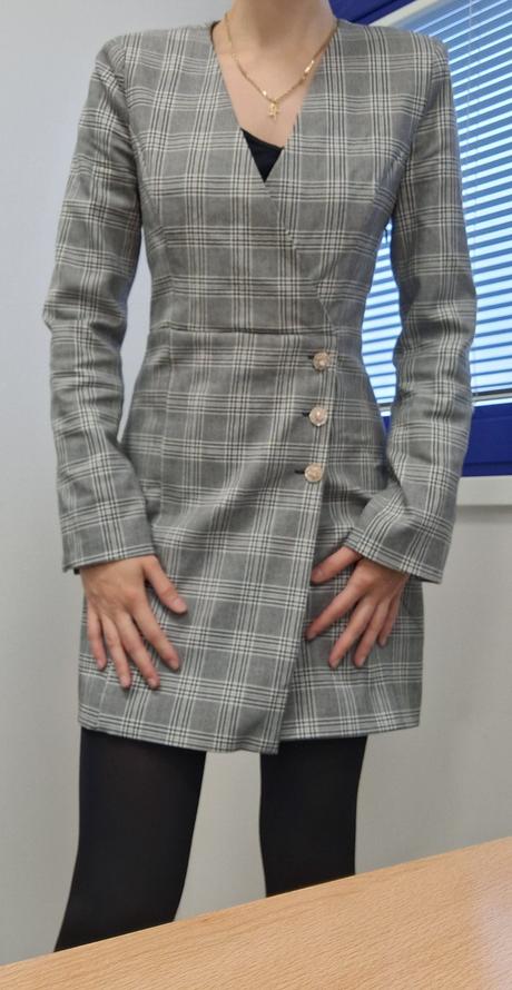 Zara sakové šaty, zara,xs