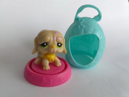 Littlest pet shop lps havko, psík s domčekom,