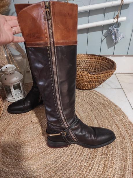 Kožené čižmy la martina, 38