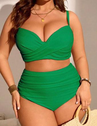 Plavky s vysokým pasom, xxl