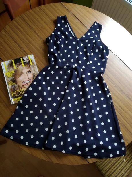 Dámske bodkované šaty, camaieu,l