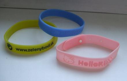 Silikonové náramky,