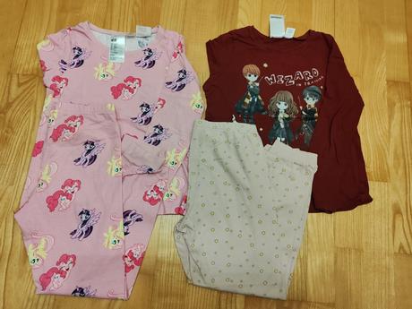 Pyžamá mlp, hp, h&m,128