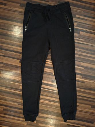 Motorkarske presivane teplaky, h&m,140