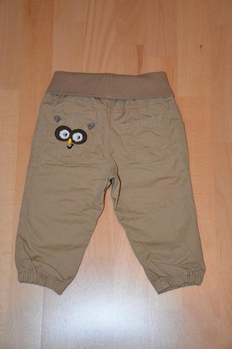 Tenké, nenosené sovičkové nohavice, h&m,80