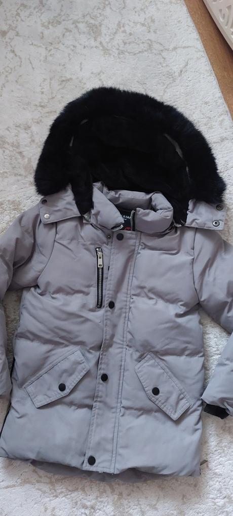 Hrubá luxusná bundička na zimu, 110