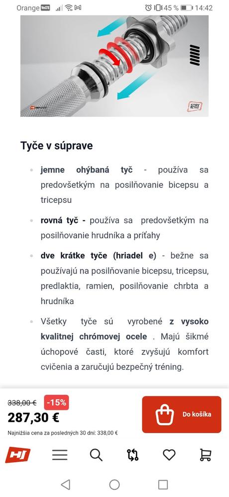 Činkový set s lavičkou,