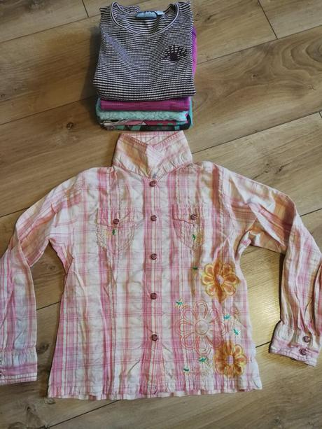 Tričká dlhy rukáv 6 ks, 116