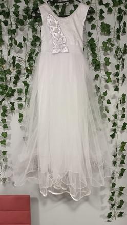 Šaty na prvé sväté príjmanie+ lodičky, 134