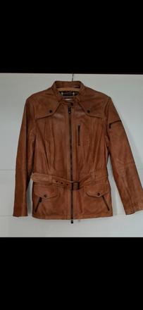 Kožený dámsky kabát lerros, 42