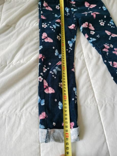 Zateplene nohavice, h&m,122