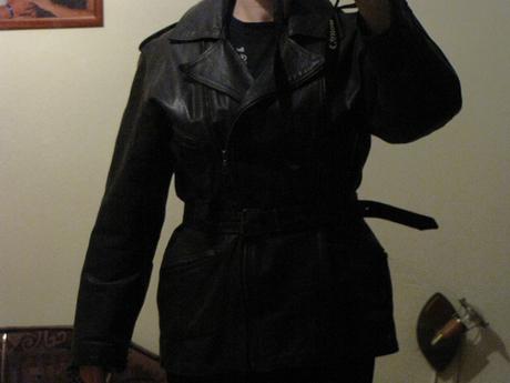 Kožená bunda flying wear, m