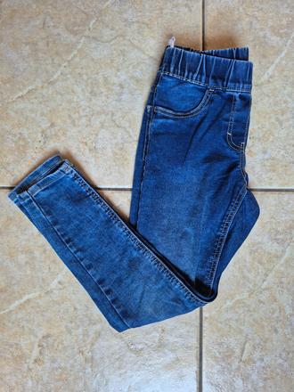 C&a dievčenské modré džínsy 128, american eagle,128